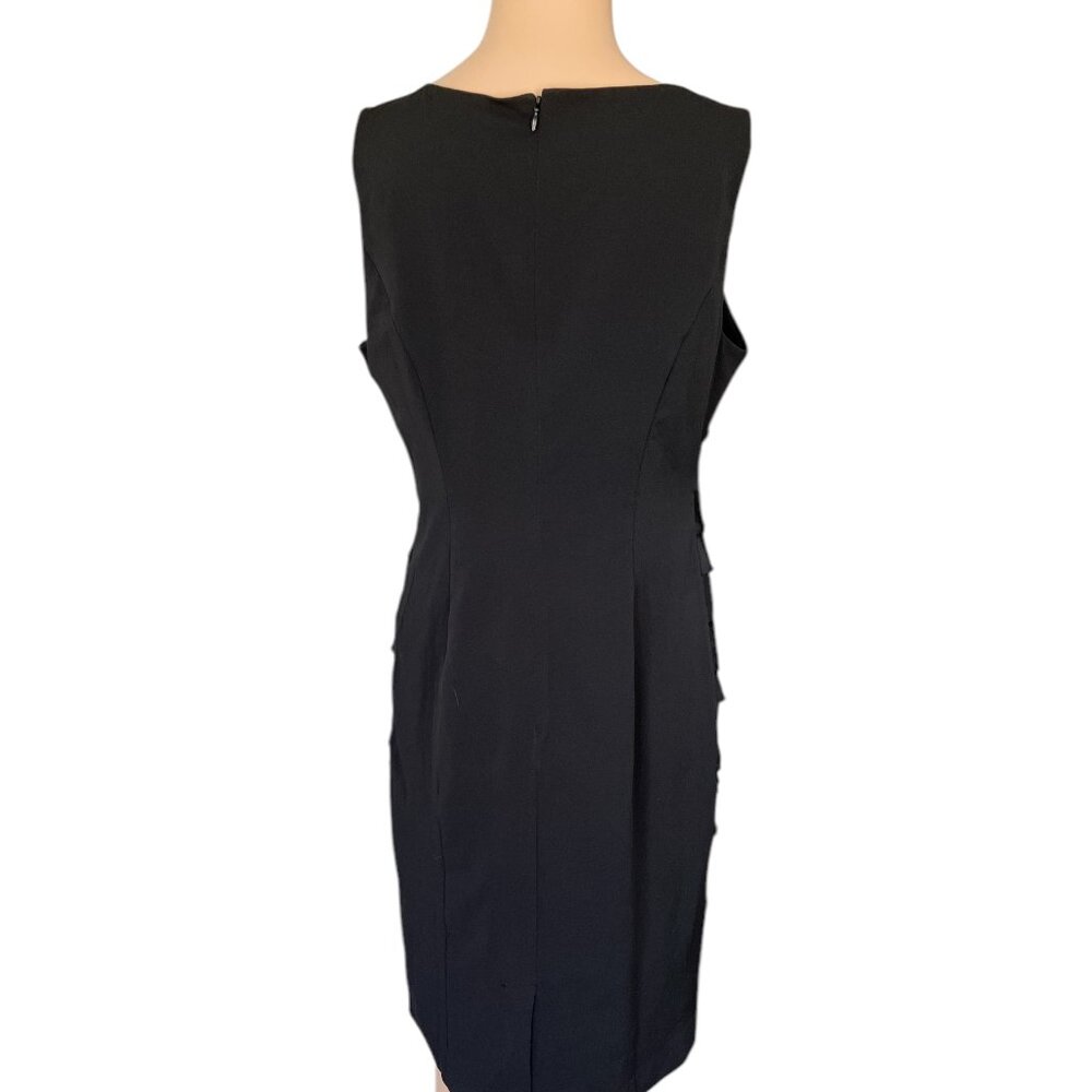 Liz Claiborne Black Layered Size 4 Mini Dress NWT - Picture 3 of 8